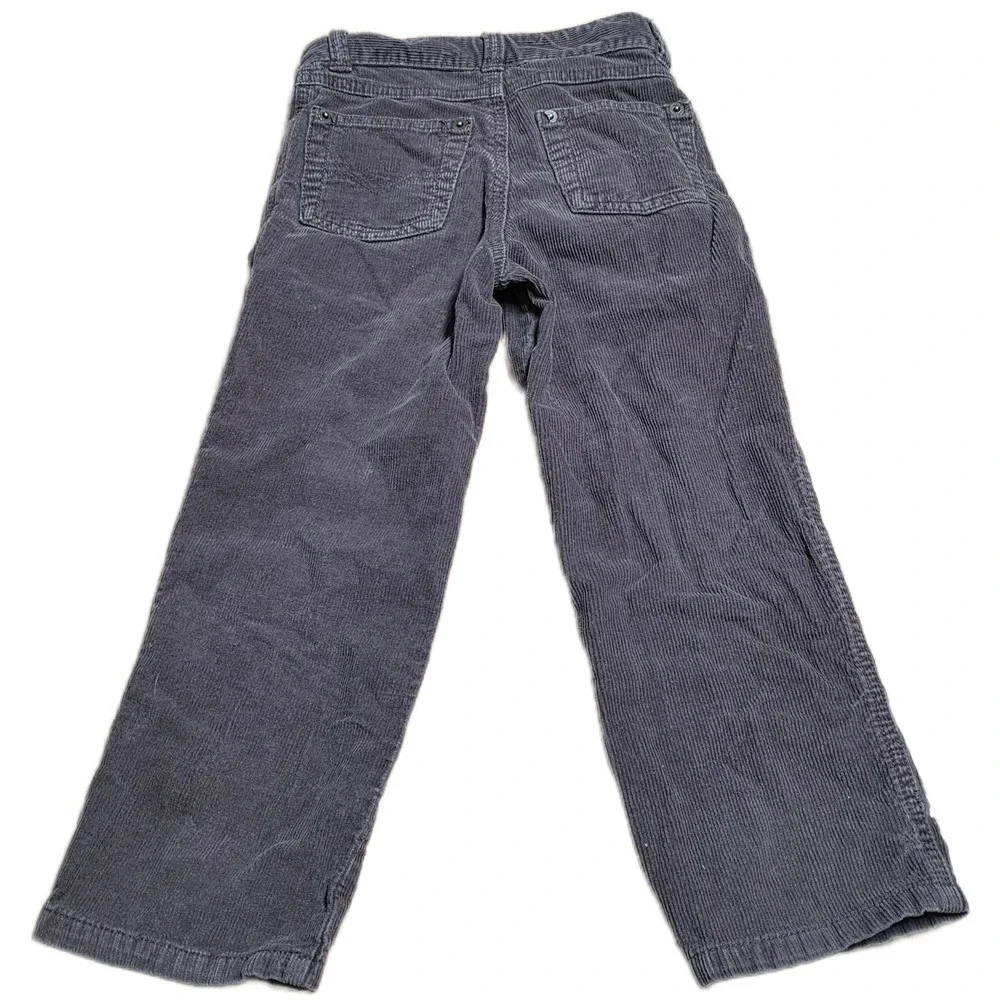 Gymboree Slim Fit Corduroy Pants Boy's Size 5 Brown Adjustable‎ Waist